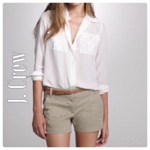 J. Crew Beige/Taupe Chino Shorts